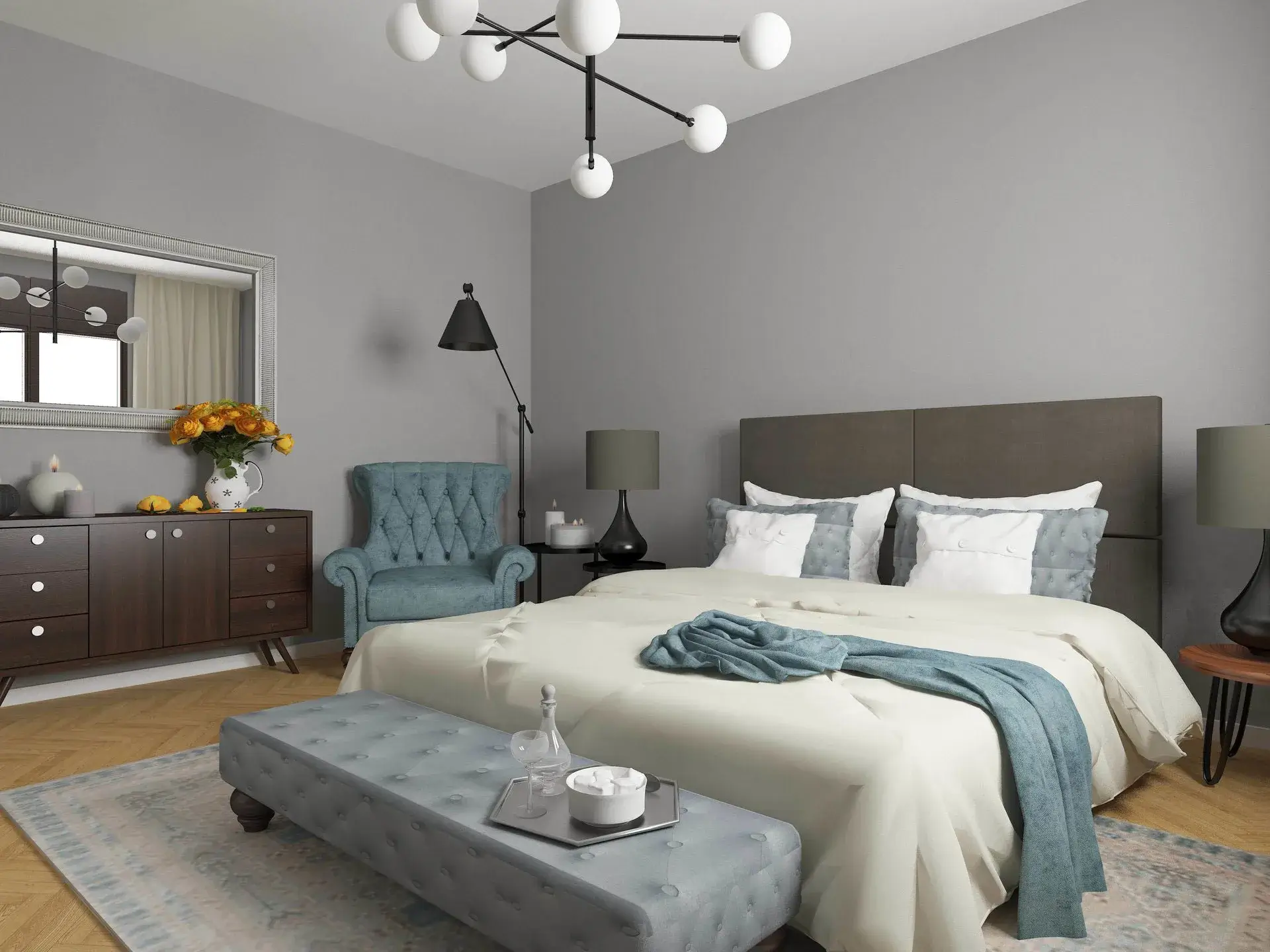 luxury master bedroom