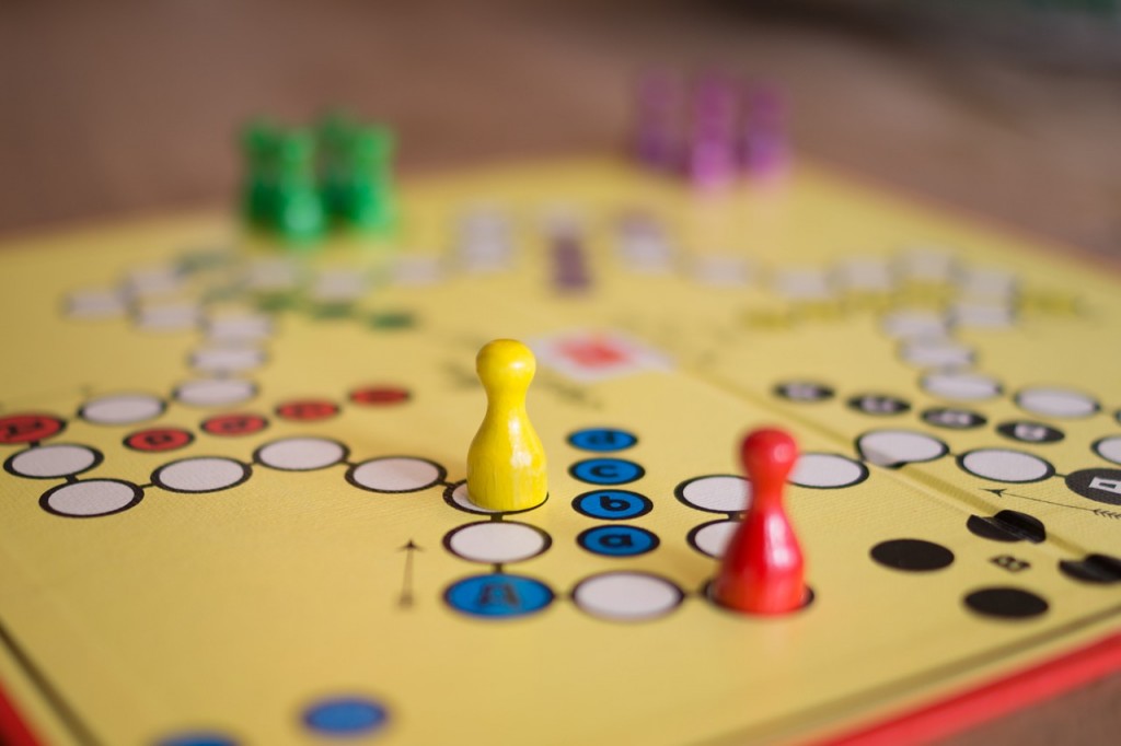 Play board games with your child on rainy days