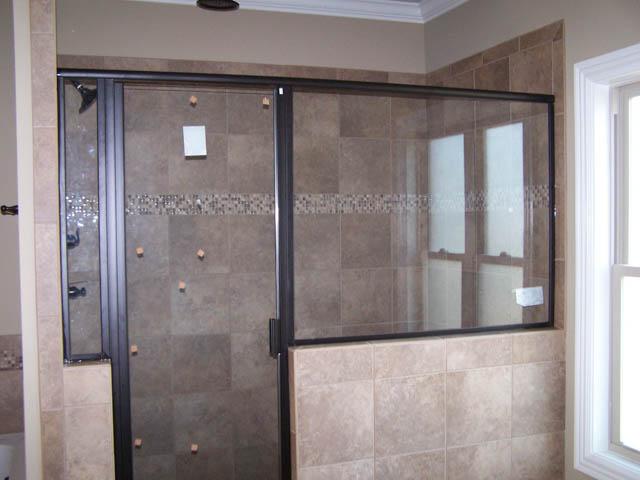 Spacious Master Bath walk-in shower