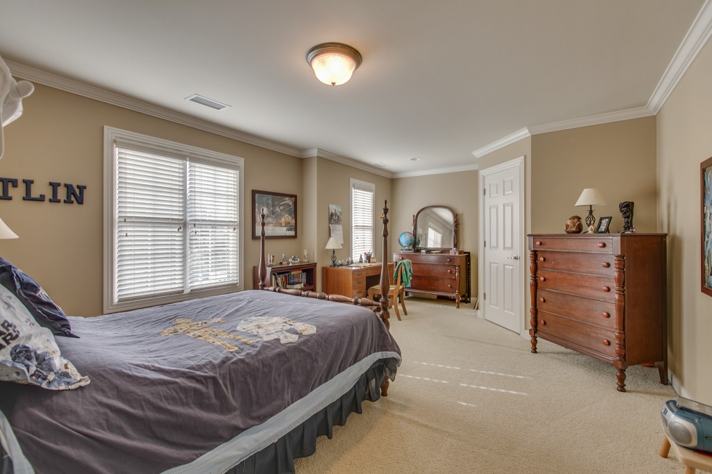 The spare bedrooms in this house are also very large.