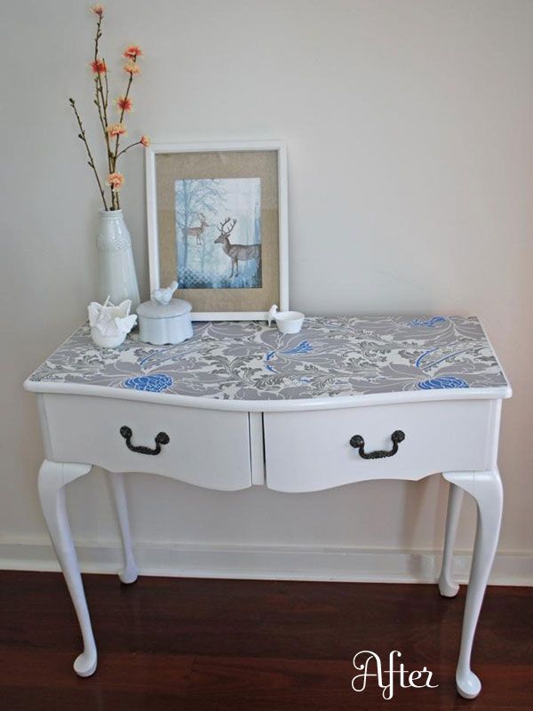 Pinterest - www.craftynest.com wallpaper furniture